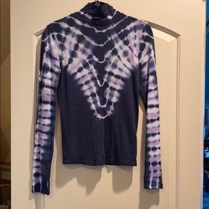 We The Free tie dye turtleneck top